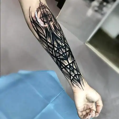 【 小臂暗黑字体遮盖修改 】 _纹身吧社区 - 纹身大咖