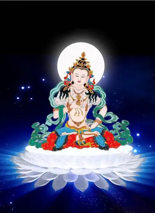 结缘清晰殊胜金刚萨垛画像金刚萨埵唐卡观想图挂画相纸双麪塑封