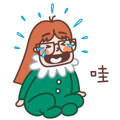 女孩大哭难过哇gif动图_动态图_表情包下载_soogif