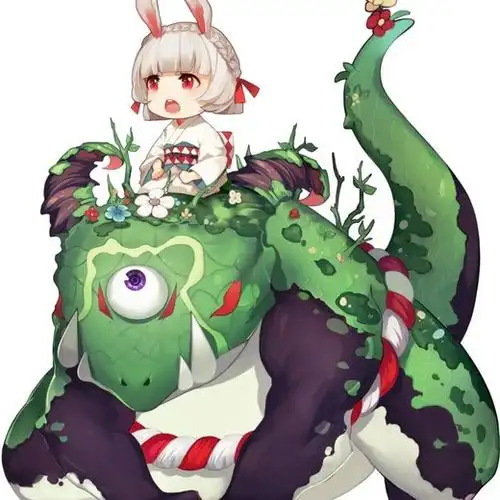 阴阳师山蛙拟人,过气小兔兔的坐骑挺久以前摸的鱼,技术还不成熟eem