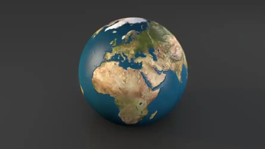 地球行星地球仪3d模型