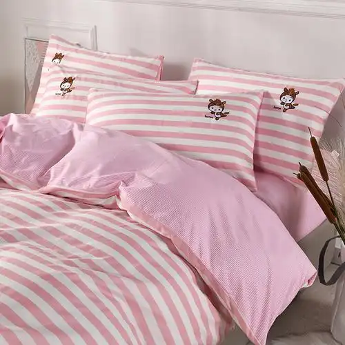 十二生肖学生宿舍全棉床单被套三件套床上用品纯棉四件套