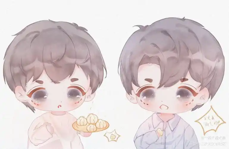 (水彩不适合我)_破云严峫江停严江严峫江停水彩平涂日系q版绘画作品