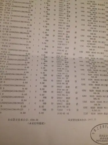 麻烦能告诉我这个工商银行的流水账是什么情况?