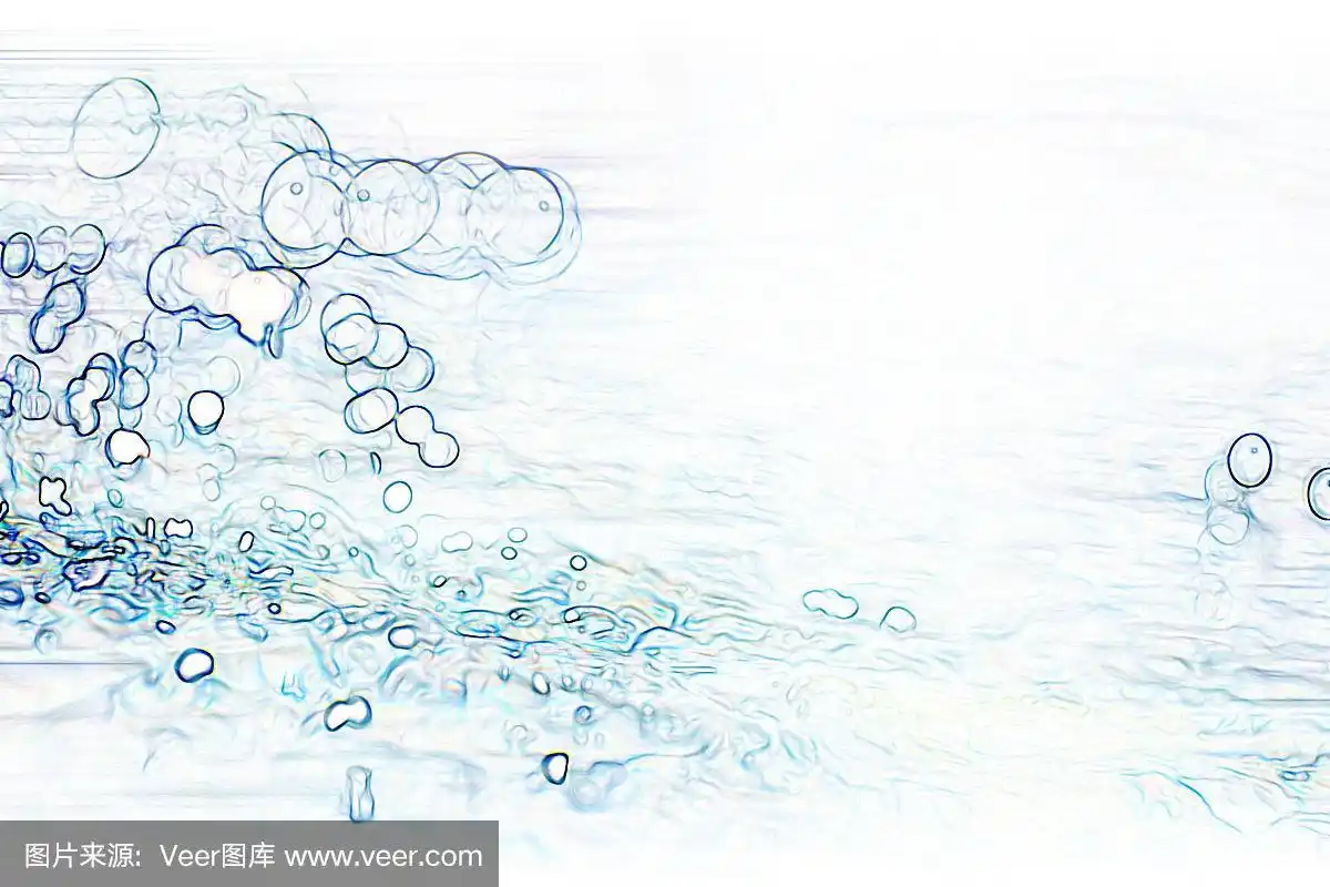 抽象冷灰蓝色背景与运动模糊