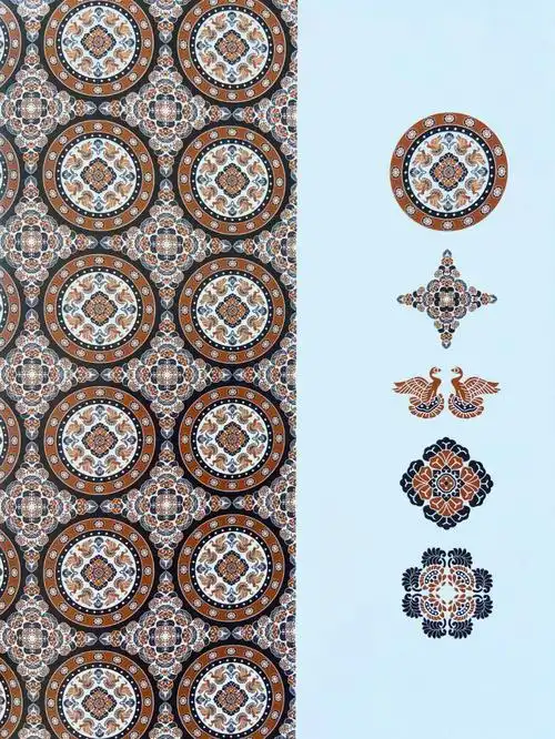 中国传统纹样图案团窠纹