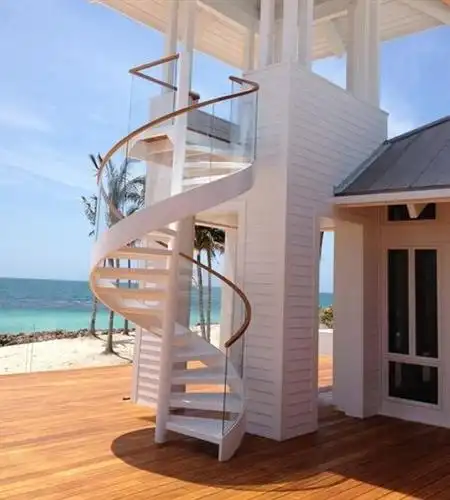 户外旋转楼梯,京山楼梯,武汉户外楼梯