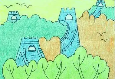 画祖国大好河山简笔画