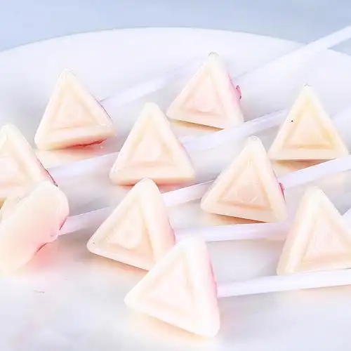 棒糖零食泰茂鲜奶童年怀旧儿童休闲三角形袋装糖果