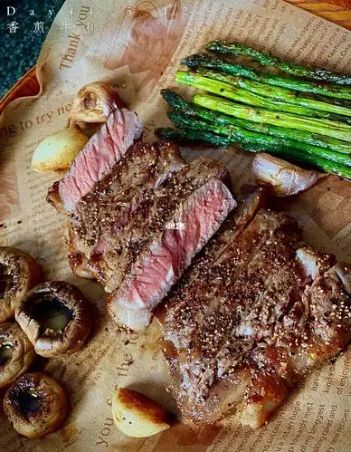 黑安格斯谷饲西冷牛排