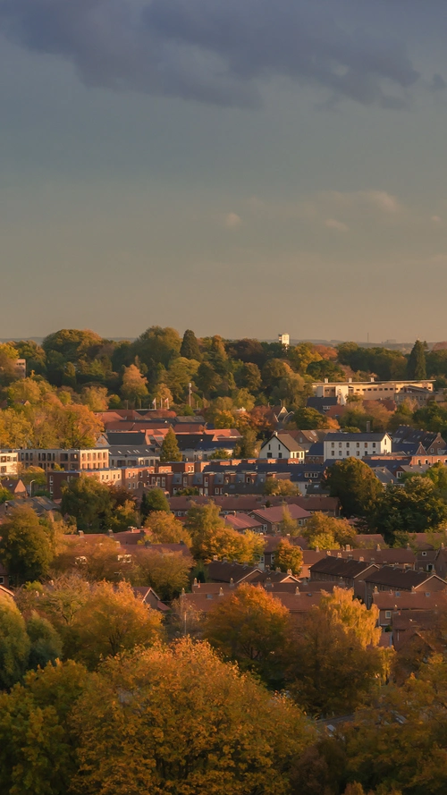 秋季唯美自然北欧风景