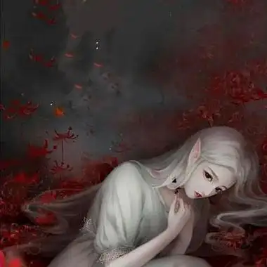 彼岸花头像女生唯美图片彼岸花系列冷酷女孩动漫头像潮人个性