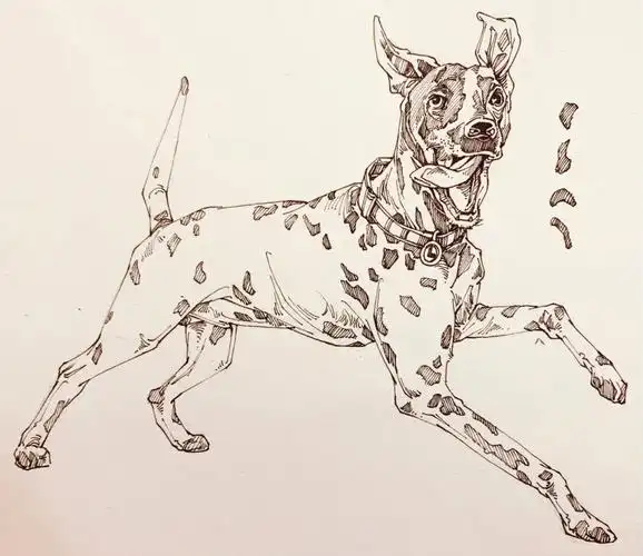 好久之前画的了 突然翻到了#速写  #场景速写  #动物速写  #插画