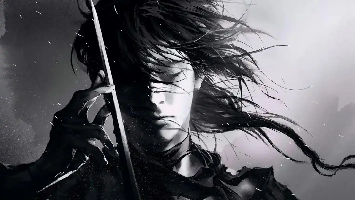 电脑锁屏壁纸来咯#古风 #看看你的屏保 #黑白#电脑桌面 - 抖音