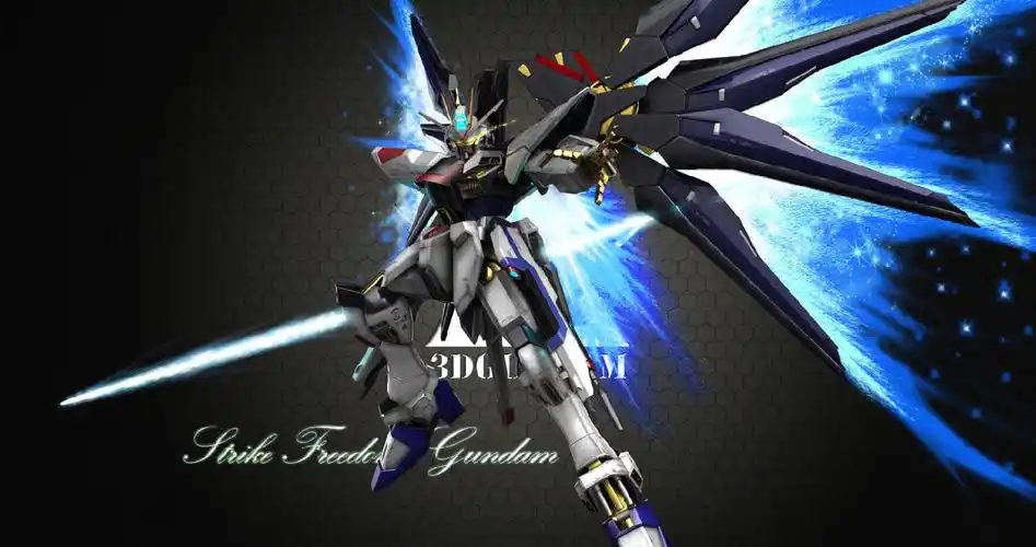 求这张图片的高清图 强袭自由 高达seed