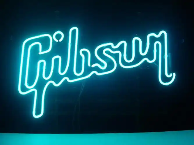 gibson guitar  music beer logo beer bar pub shop  store gameroom