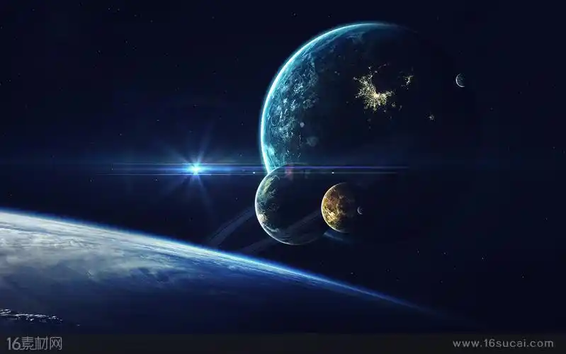 宇宙中的星球高清图片