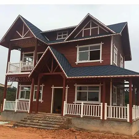 贵州防腐木别墅碳化木景区木屋花架地板