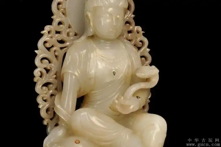 唐代白玉观音像 - 中华古玩网 - 古董收藏,古玩收藏,古玩鉴定,古玩
