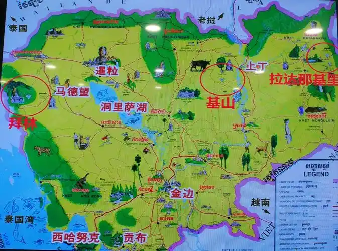 柬埔寨地图