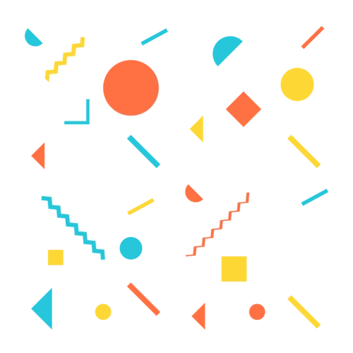 可爱小清新孟菲斯装饰图案png