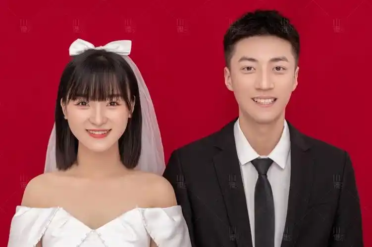 最美结婚证件照