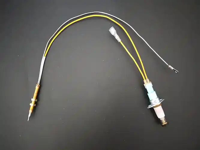 燃气灶感应针通用热电偶熄火保护单线双线铜针电磁阀煤气炉配件单线