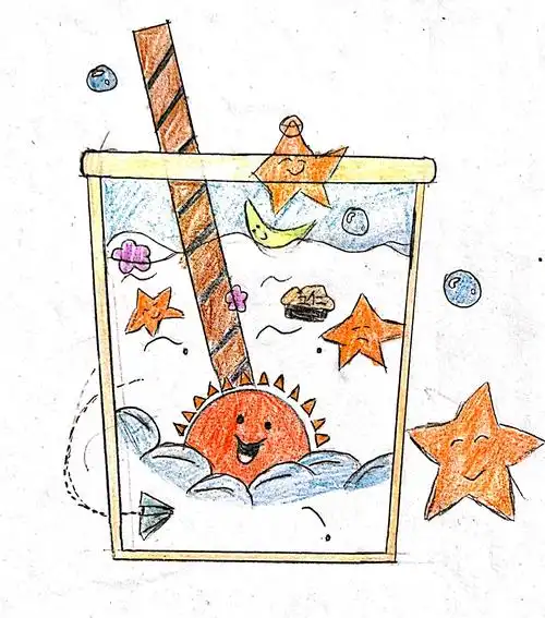 美术课—图形-联想-创意(2)关于"杯子"的联想创意