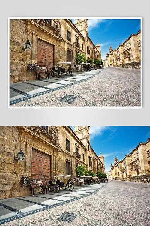 街道小镇高清图片-街道小镇高清素材下载-众图网