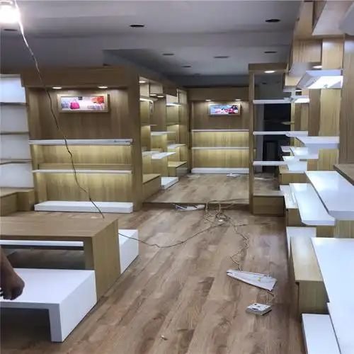 重庆鞋店展柜展示柜鞋店货柜货架定做厂家