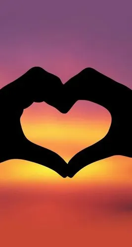创意爱心浓浓爱意手机壁纸