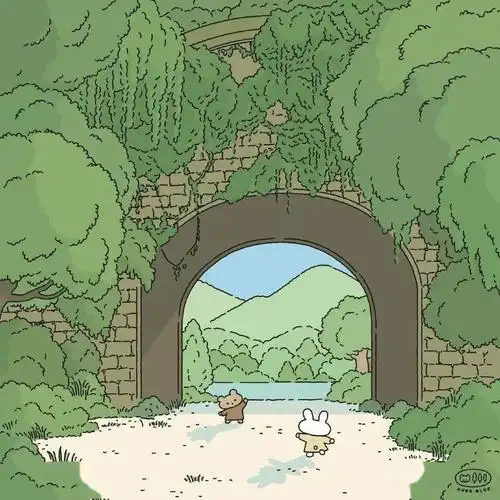 唯美治愈系小清新封面背景图