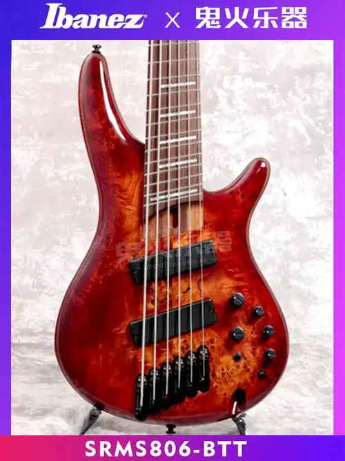 ibanez依班娜电贝司srms806btt六弦电贝司bass电贝斯