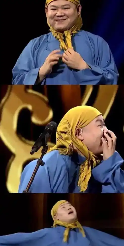 吃货泡妞哭鼻子,小岳岳是个行走表情包