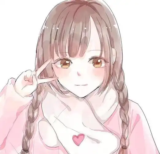 动漫女头头像简约小清新