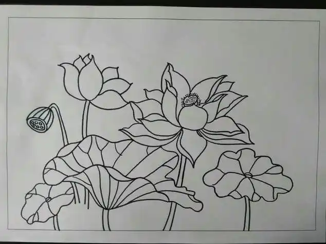 简笔荷花怎么画 荷花怎么画简单又漂亮