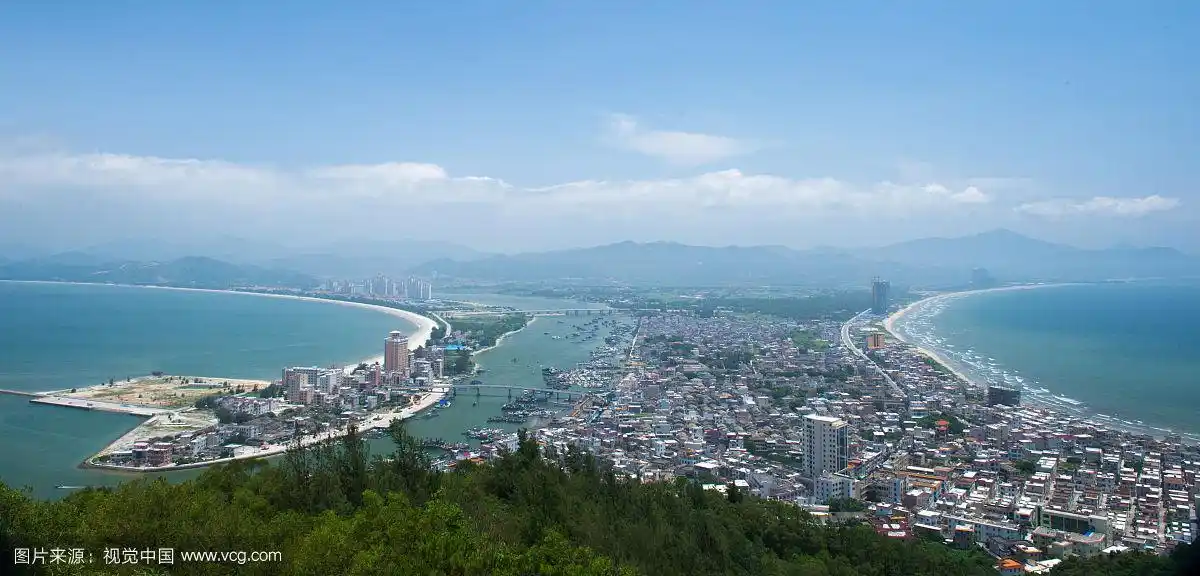 广东惠州惠东双月湾全景