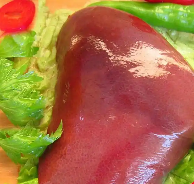 生猪肝2斤新鲜猪副非猪肉产发