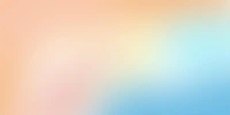 蓝色黄色简约渐变弥散光模糊质感渐变展板背景