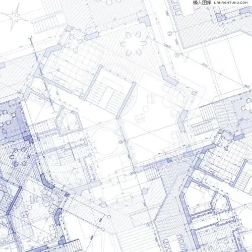 建筑平面图矢量素材