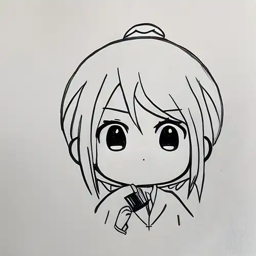 可爱的动漫人物简笔画