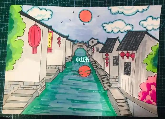 代画  #直播  #儿童画  #动漫  #美术考级  #一点透视  #动漫4级