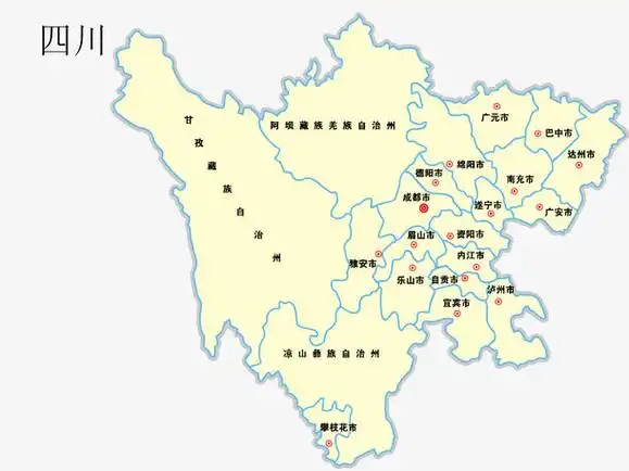 四川地图