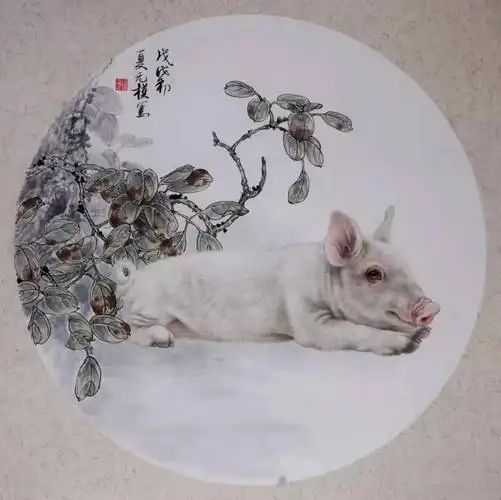 欣赏| 刘元模工笔画动物作品65图 满是情感和性灵