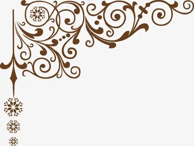 装饰花边_花边边角装饰png素材-90设计
