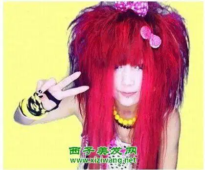 90后女生杀马特发型造型_发型式样