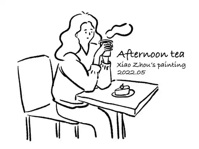 procreate笔刷:墨水渗流,听盒#procreate  #画画  #插画  #下午茶