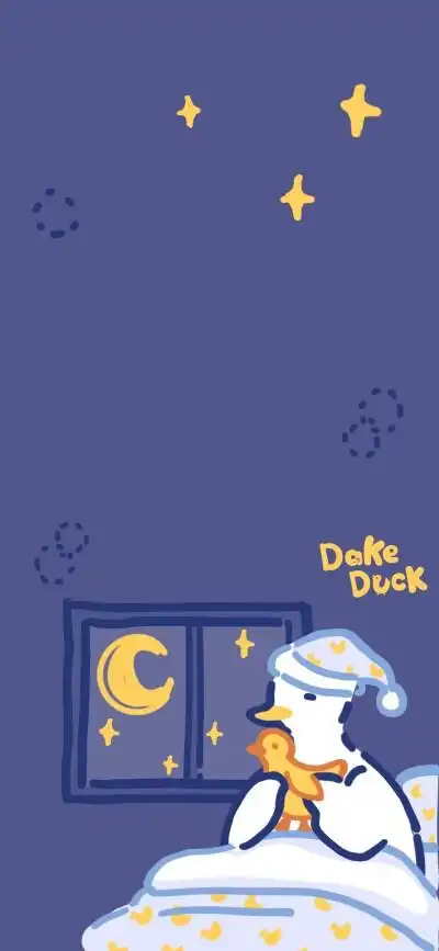 蓝色的小猴卡通壁纸