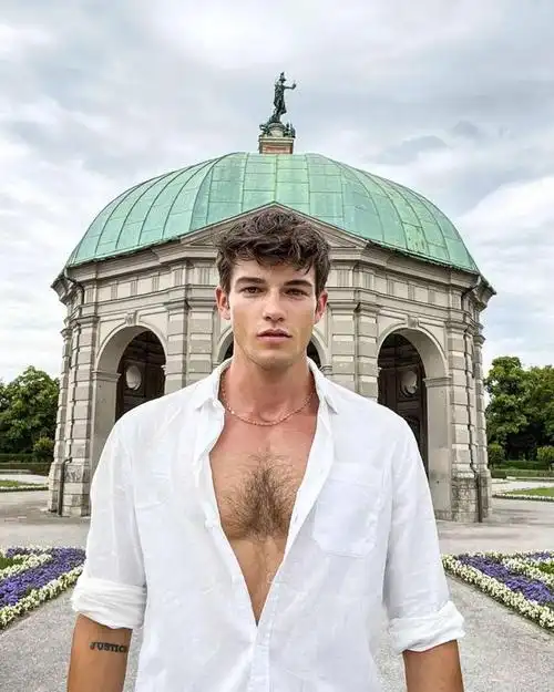 昔日男模小鲜肉胸毛茂密,有点像钢丝球!|体毛|砂糖|模特_网易订阅