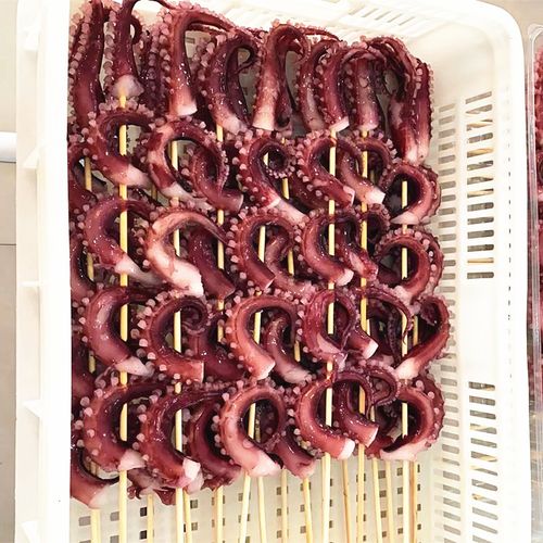 章鱼凤舞串50串冷冻八爪铁板铁板烧烧烤商用食材冷冻章鱼